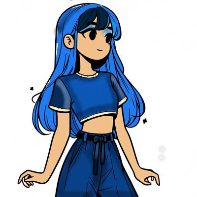 girl in a cute crop top