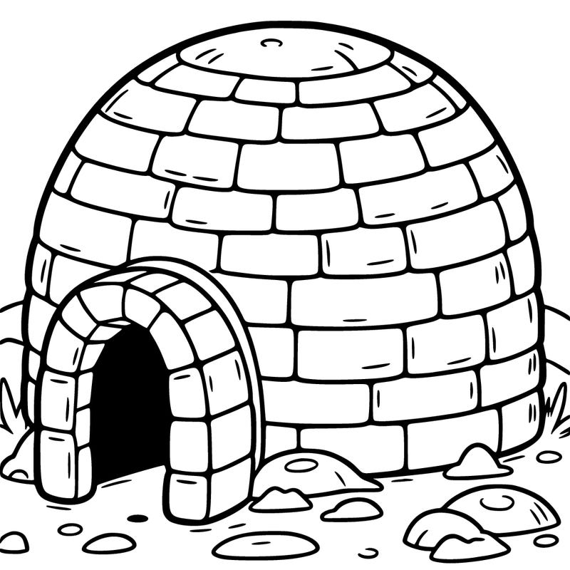 an igloo