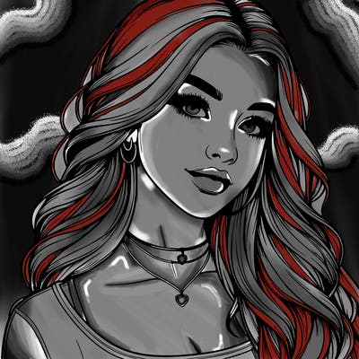 detailed realistic girl