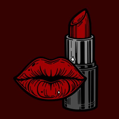 lips and lipstick