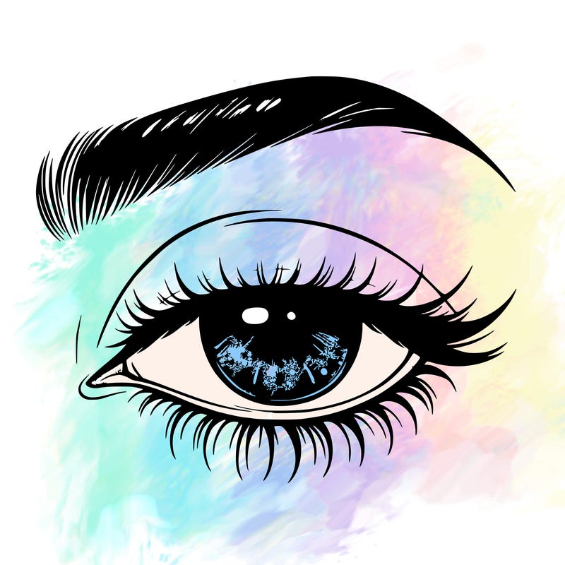 eye closed realistic