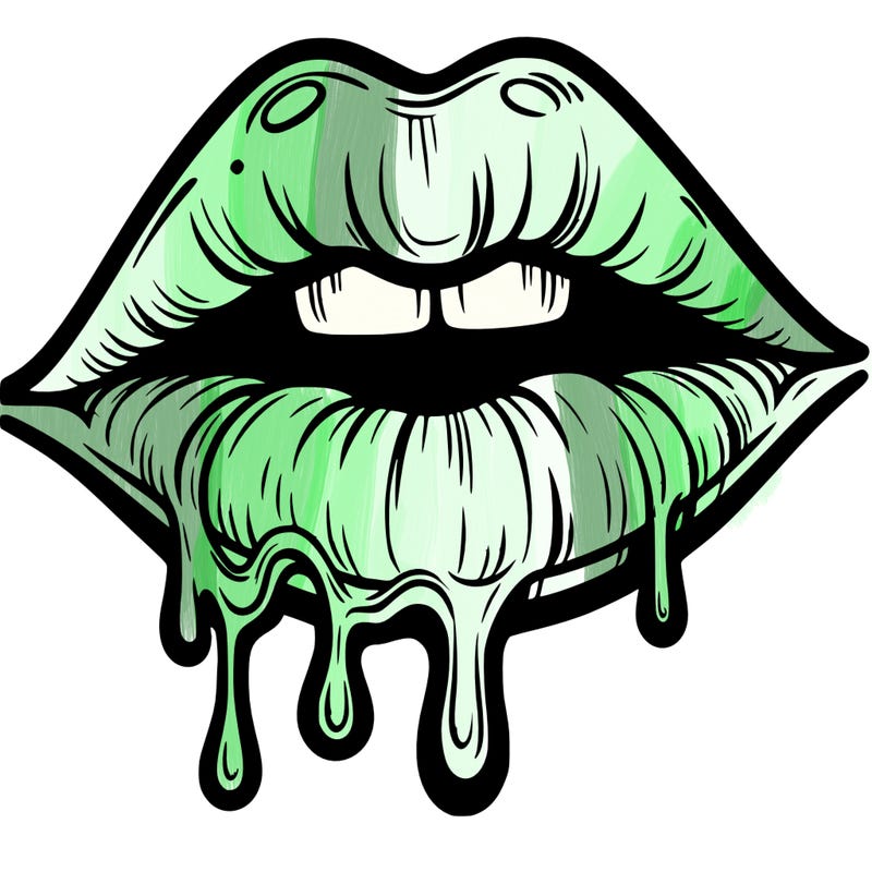 lips that look realistic and drip