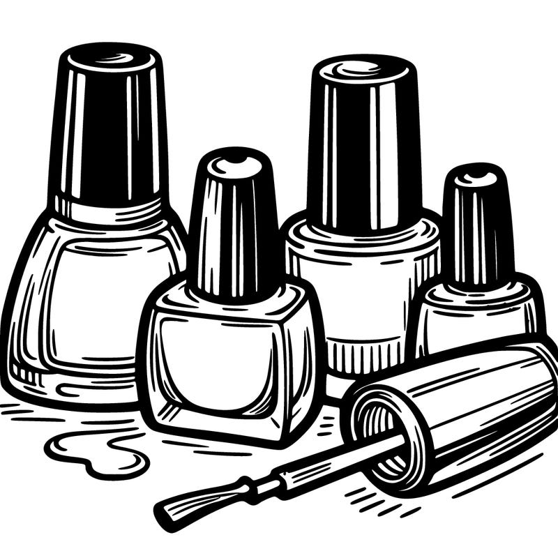 nail polish bottles