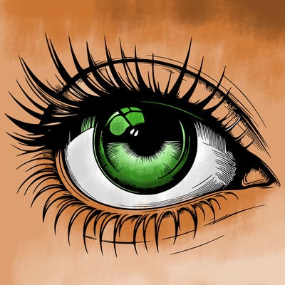 realistic eye