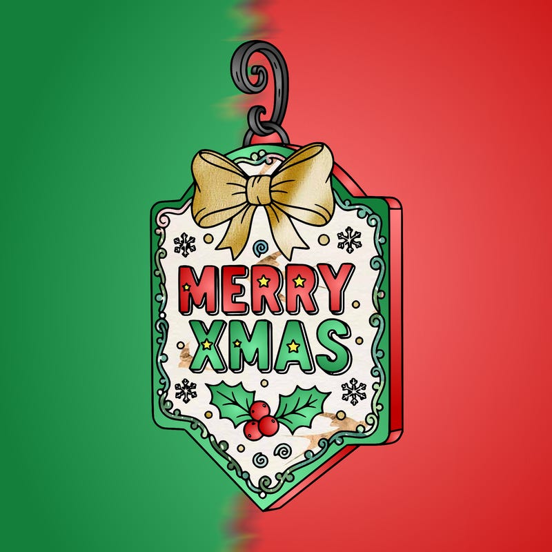 a cute christmas sign