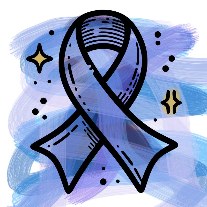 ribbon symbol of national breast cancer awareness month