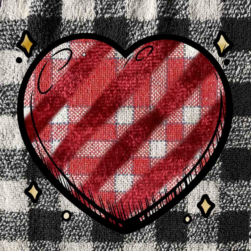 a blank heart
