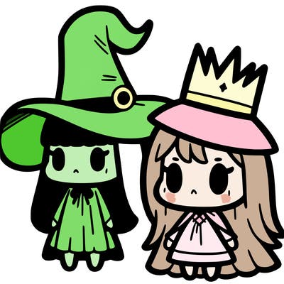 elphaba and glinda