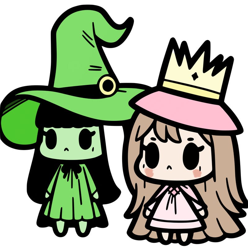 elphaba and glinda