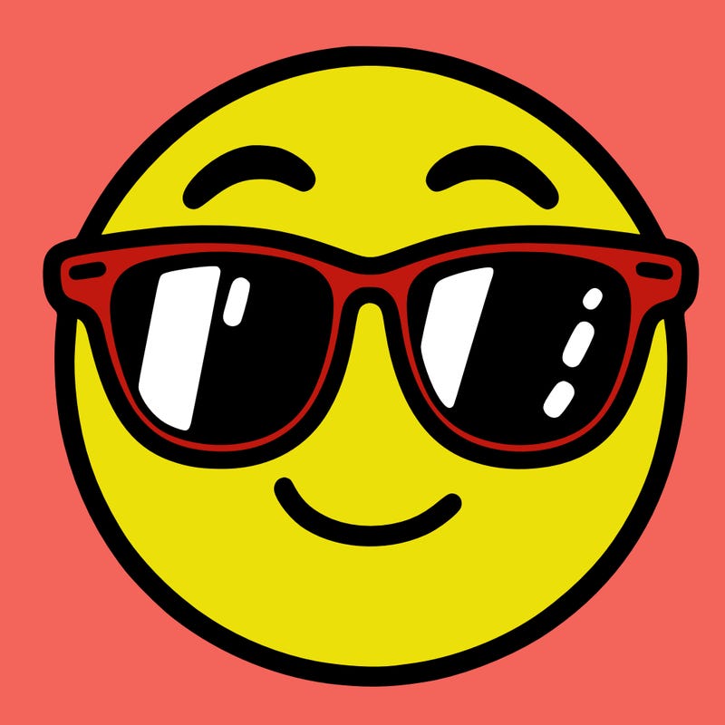 emoji with sunglasses