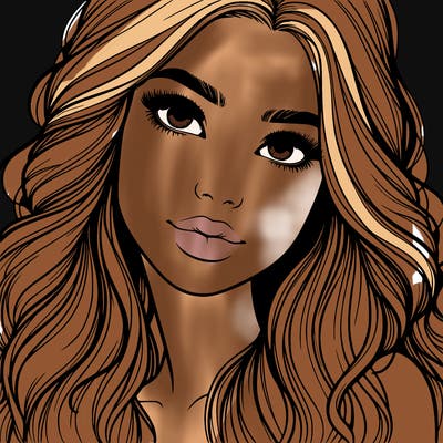 beautiful realistic girl