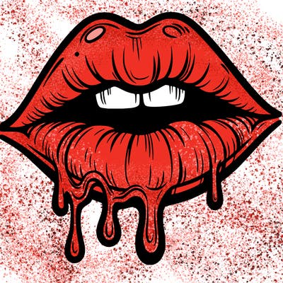 lips that look realistic and drip