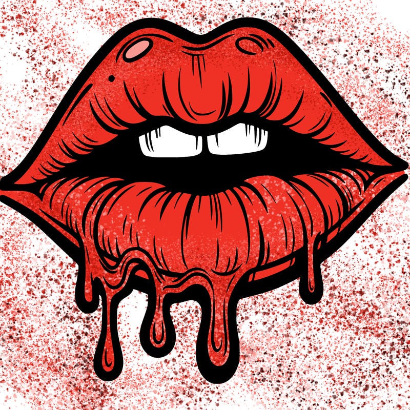 lips that look realistic and drip