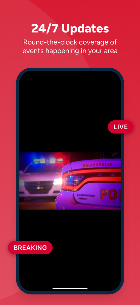 Indianapolis News from 13 WTHR - Indianapolis news app showing live breaking news video updates.