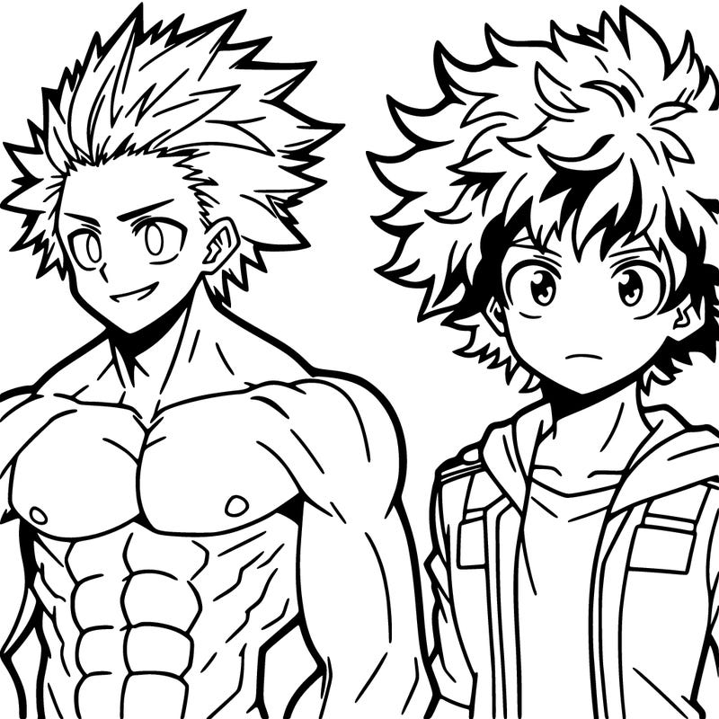 bakugo and deku