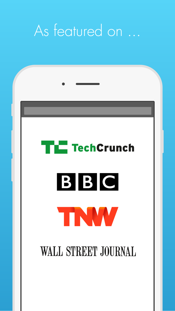 Aplicación Crystal Adblock destacada en TechCrunch, BBC, TNW y The Wall Street Journal.