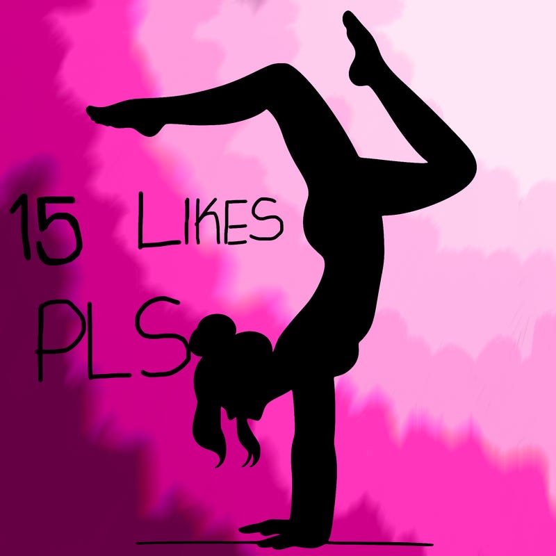 a woman doing a handstand