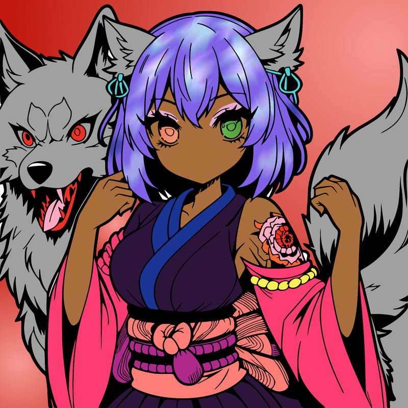 anime werewolf girl