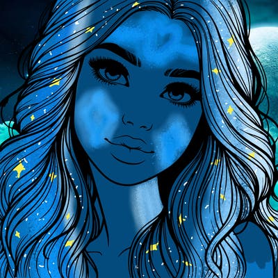 beautiful realistic girl