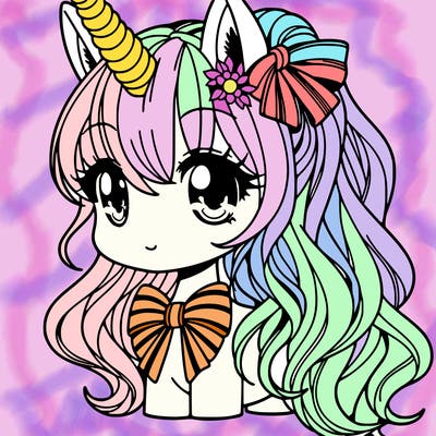 unicorn manga girl