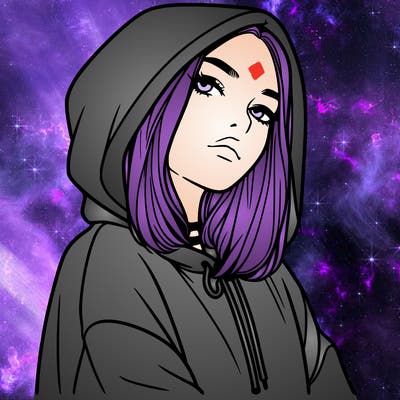 a realistic girl in a hoodie