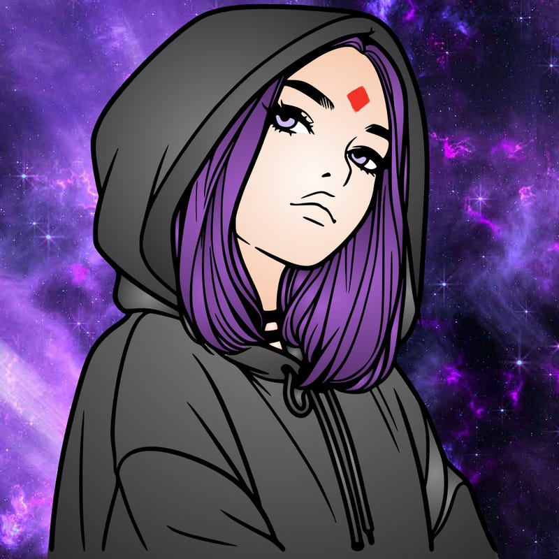 a realistic girl in a hoodie