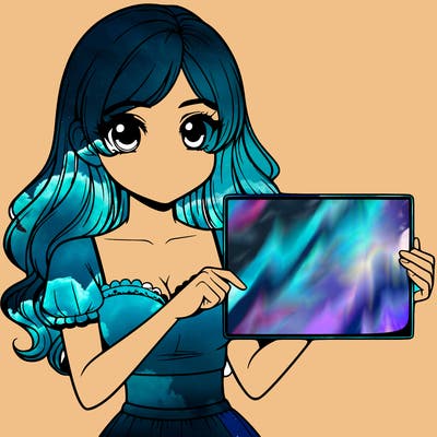 realistic pretty girl holding blank sign