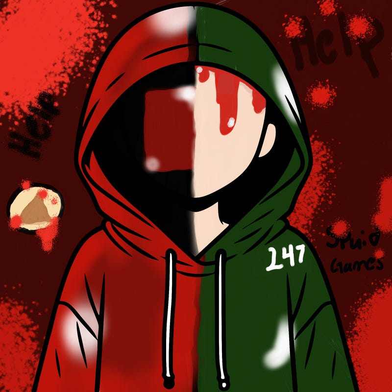 faceless girl in hoodie