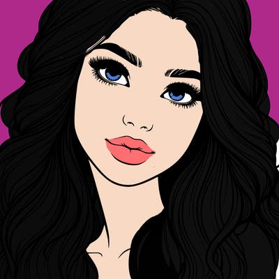 beautiful realistic girl