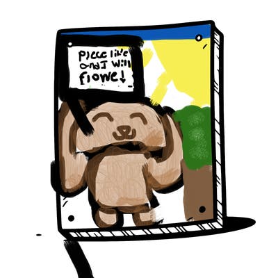 plain pice of papper