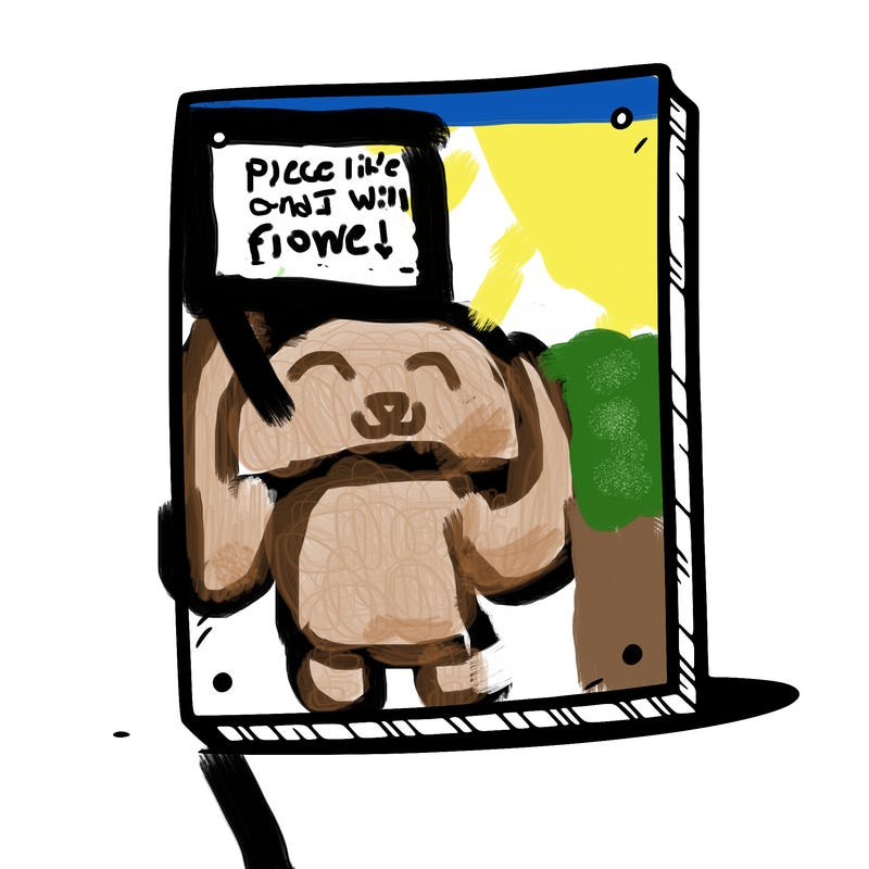 plain pice of papper