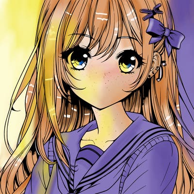 realistic manga girl