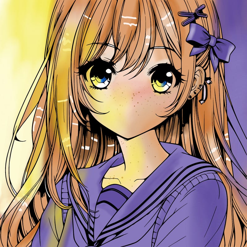 realistic manga girl