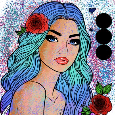 beautiful realistic woman