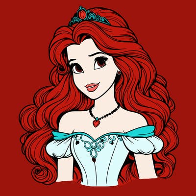 realistic disney princess