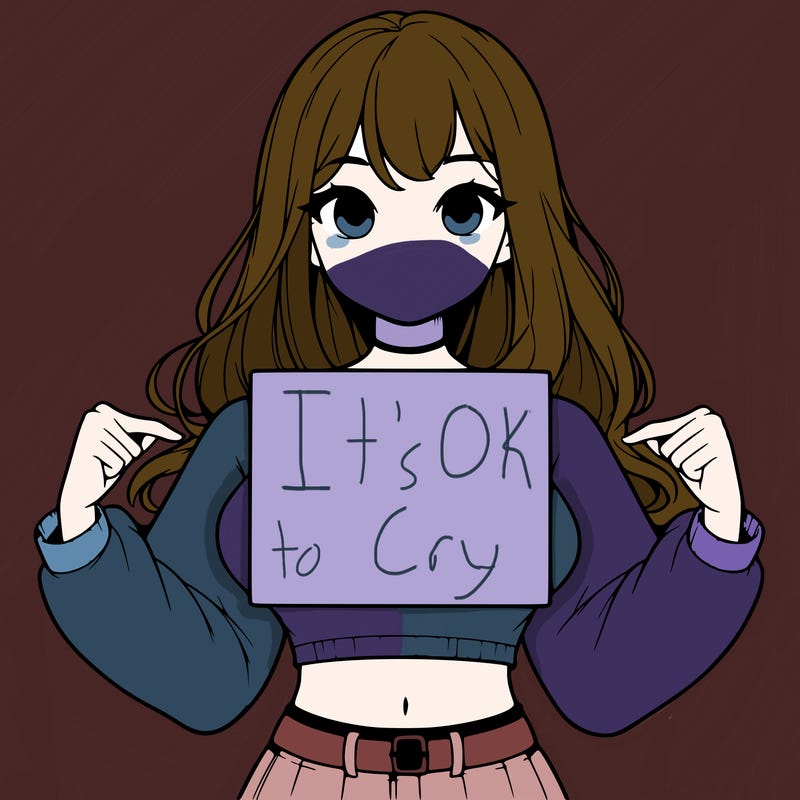 girl holding a blank sign in a long sleeve crop top