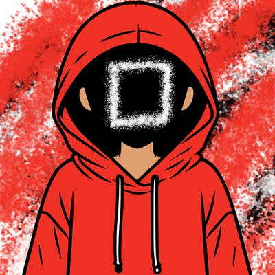 faceless girl in hoodie