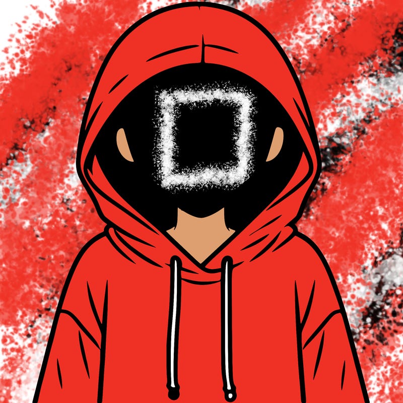 faceless girl in hoodie