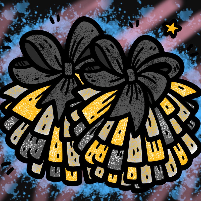cheer pom poms