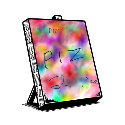 blank canvas realistic