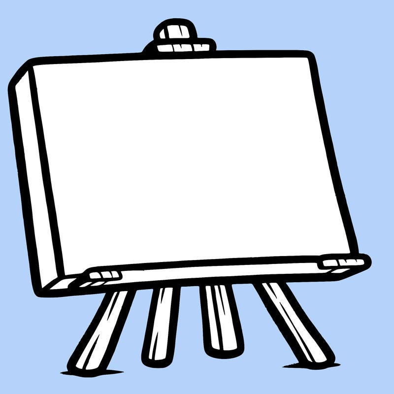 blank canvas