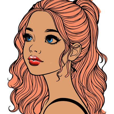 beautiful realistic girl