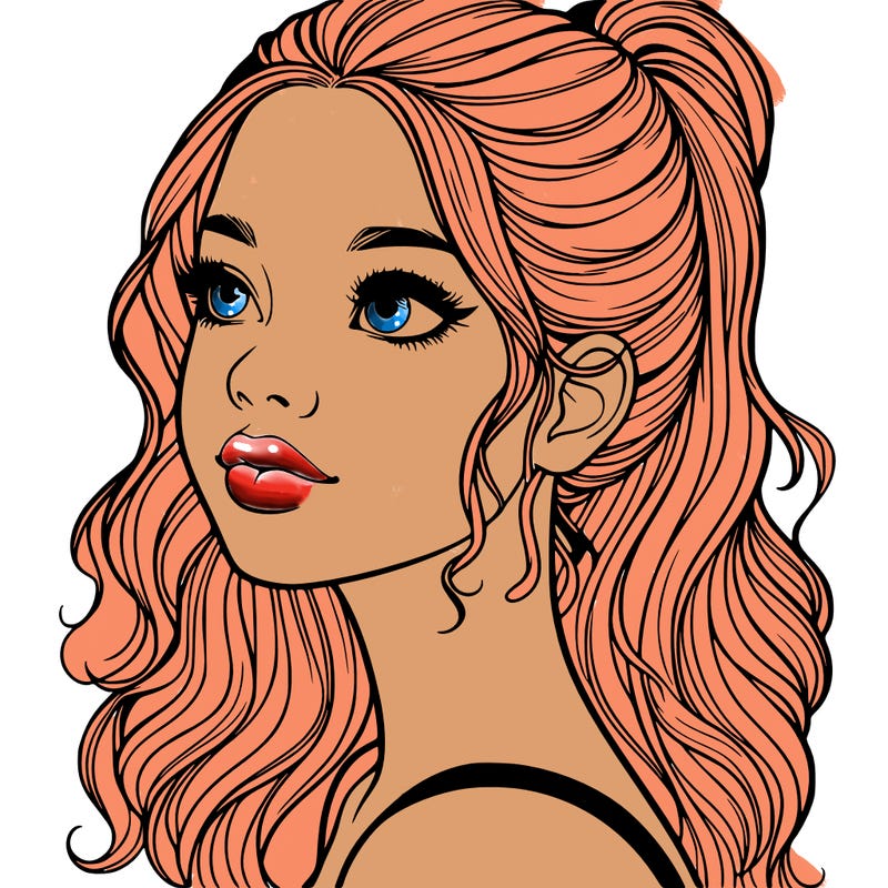 beautiful realistic girl