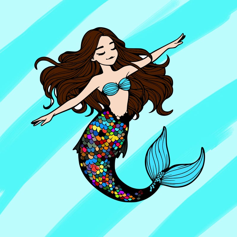mermaid realistic