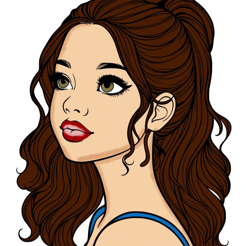 beautiful realistic girl