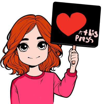 realistic girl holding up a sign