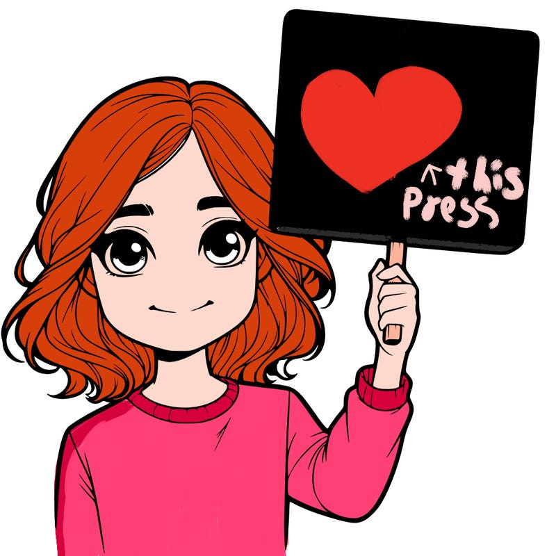 realistic girl holding up a sign