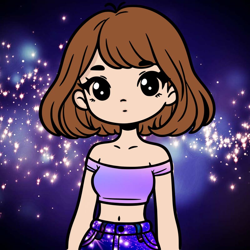 girl in a cute crop top