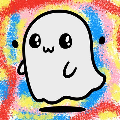 cute little halloween ghost