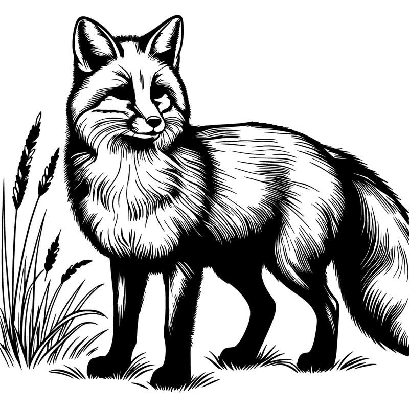 realistic fox